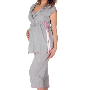 Pigiama pre-post parto mezza manica