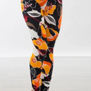 Leggins a fantasia (motivo floreale)