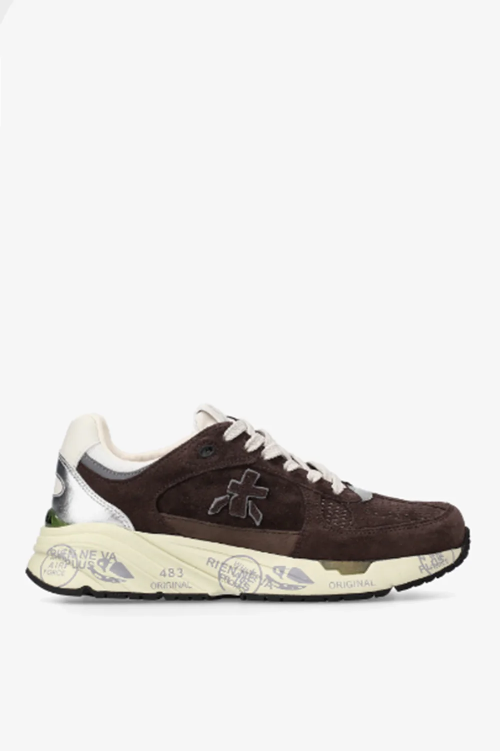 Sneakers Premiata marrone mased7895 - immagine 2