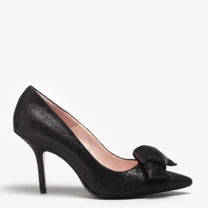 Decollete Alexandra in glitter color nero 1174