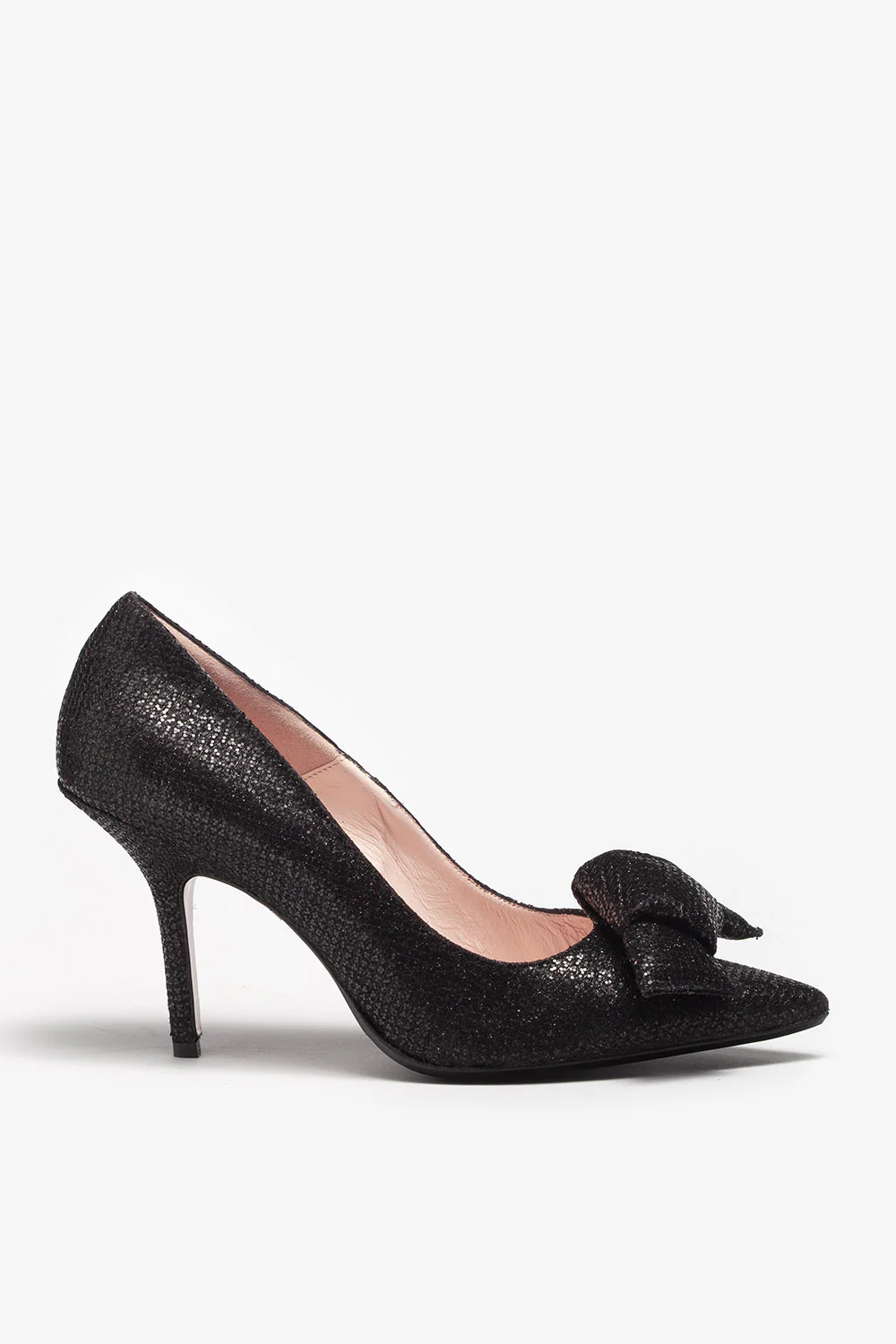 Decollete Alexandra in glitter color nero 1174