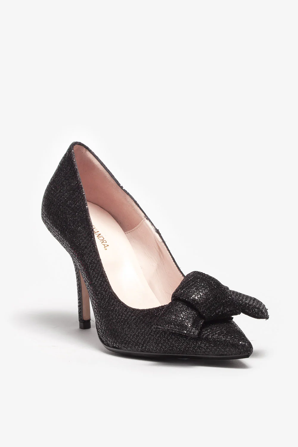 Decollete Alexandra in glitter color nero 1174 - immagine 3