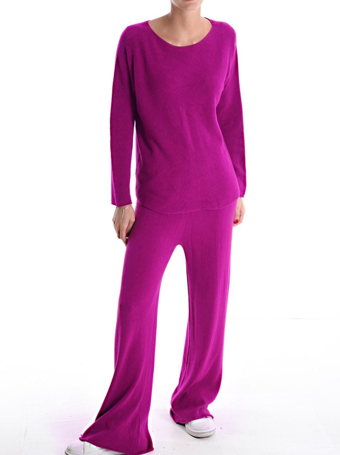 Completo invernale donna in viscosa made in Italy - immagine 2