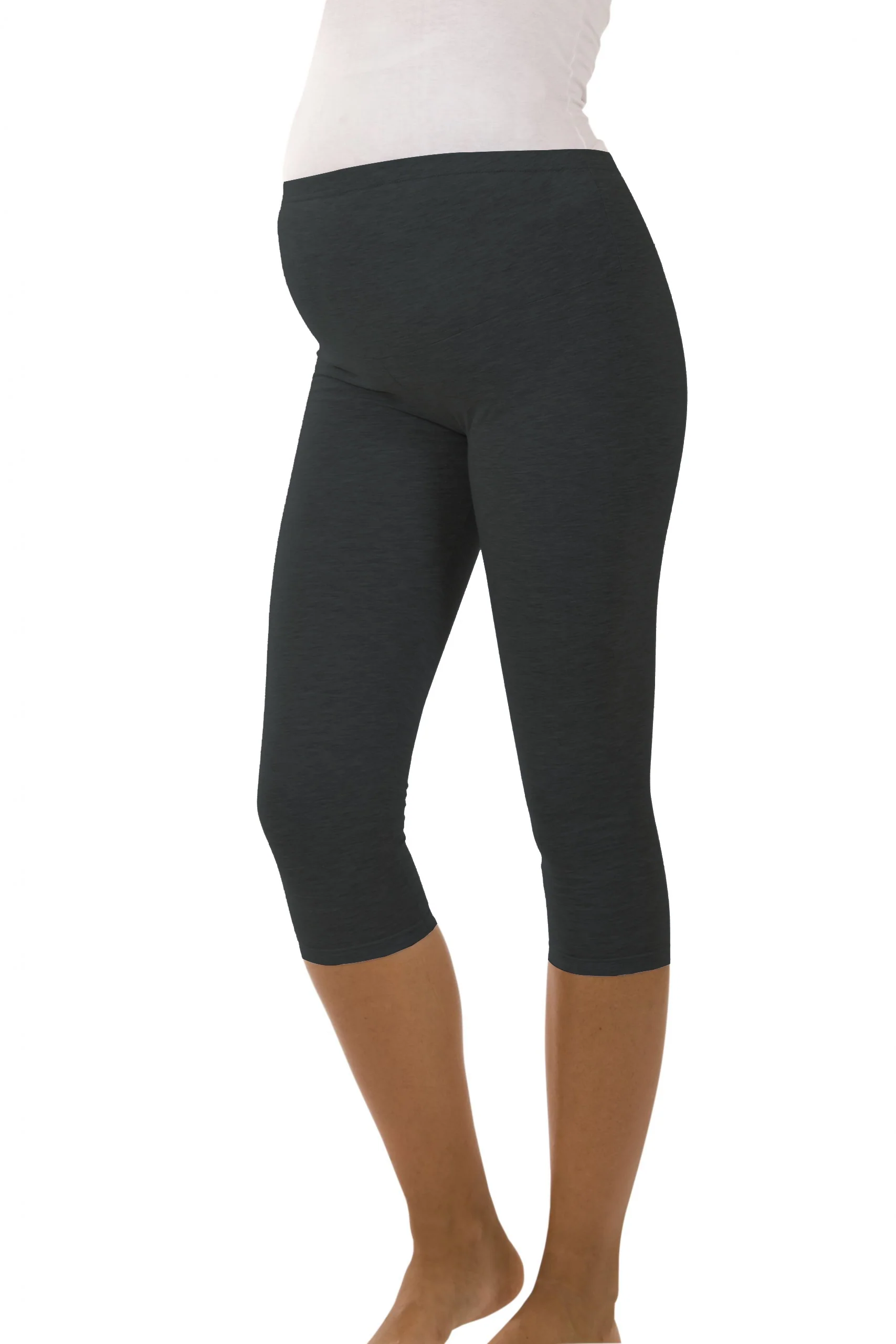 Leggings donna premaman pinocchietto conformato - immagine 2