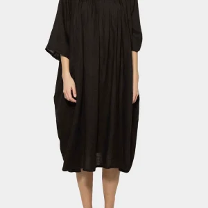 Abito Stefano Mortari in lino nero QQ4090