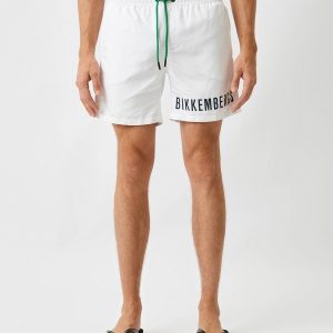 Costume uomo a pantaloncino marca Bikkembergs serie Basic  in colore Bianco taglia M