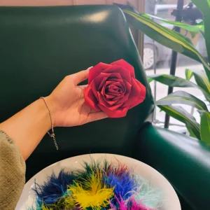 SPILLA - FERMACAPELLI FIORE ROSSO