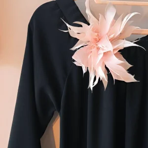 SPILLA - FERMACAPELLI PIUME ROSA