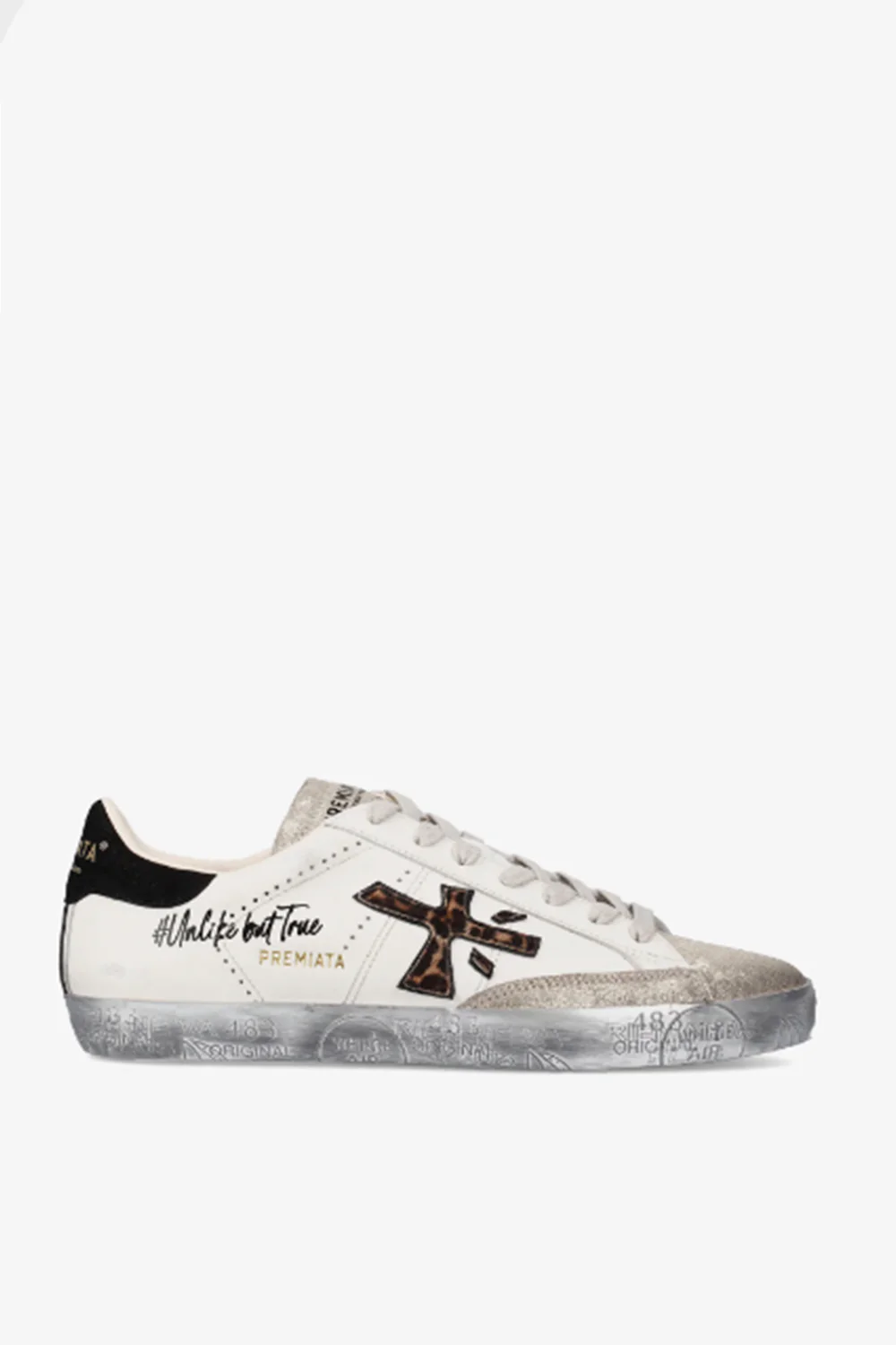 Sneakers Premiata bianco maculato stevend 7605