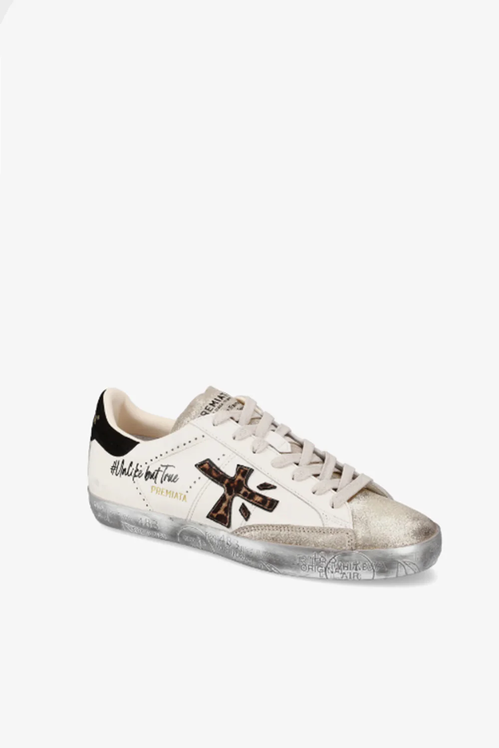 Sneakers Premiata bianco maculato stevend 7605 - immagine 3