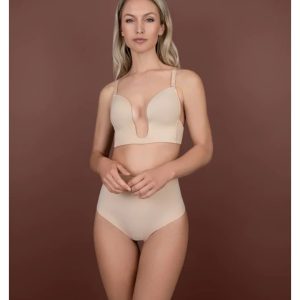 Reggiseno tridimensionale push up con scollo profondo