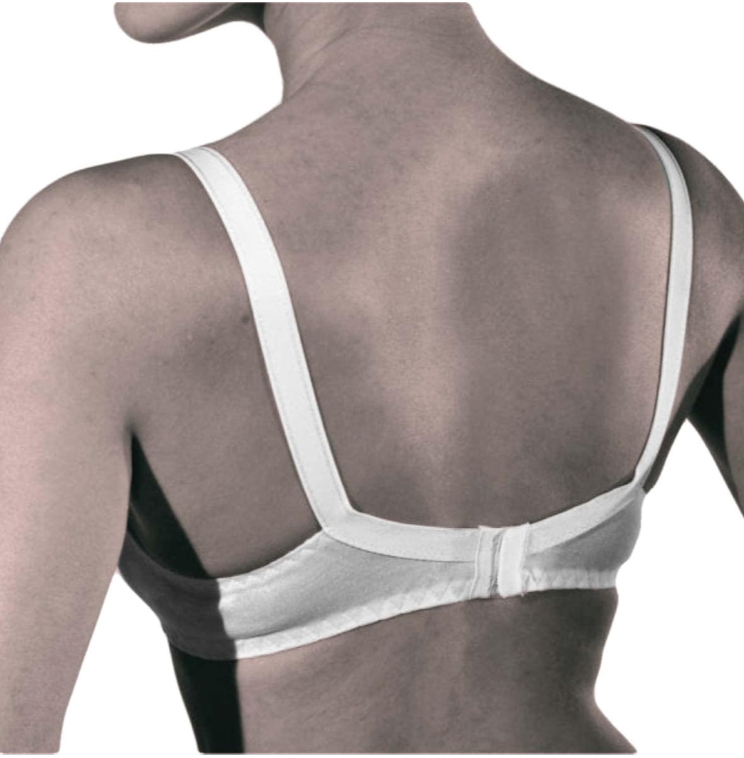 Reggiseno marca Gios articolo 301 senza ferretto in cotone biologico e pizzo San Gallo - immagine 5