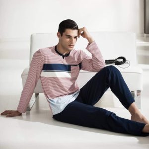 Pigiama uomo marca Julipet modello Thom in puro cotone makò
