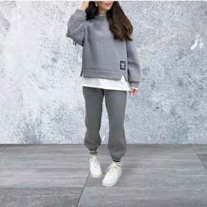Tuta donna Winter collection modello New York colore grigio