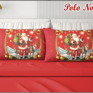 Completo letto natalizio marca Irge modello Polo Nord