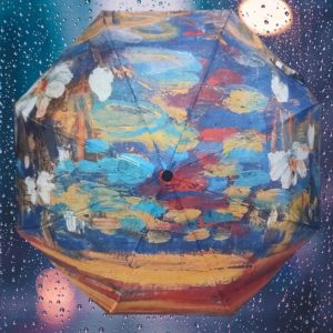 Ombrello serie quadri d’autore serie “Le Ninfee” di Monet