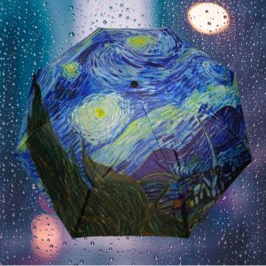 Ombrello d’autore “NOTTE STELLATA” di Vincent Van Gogh