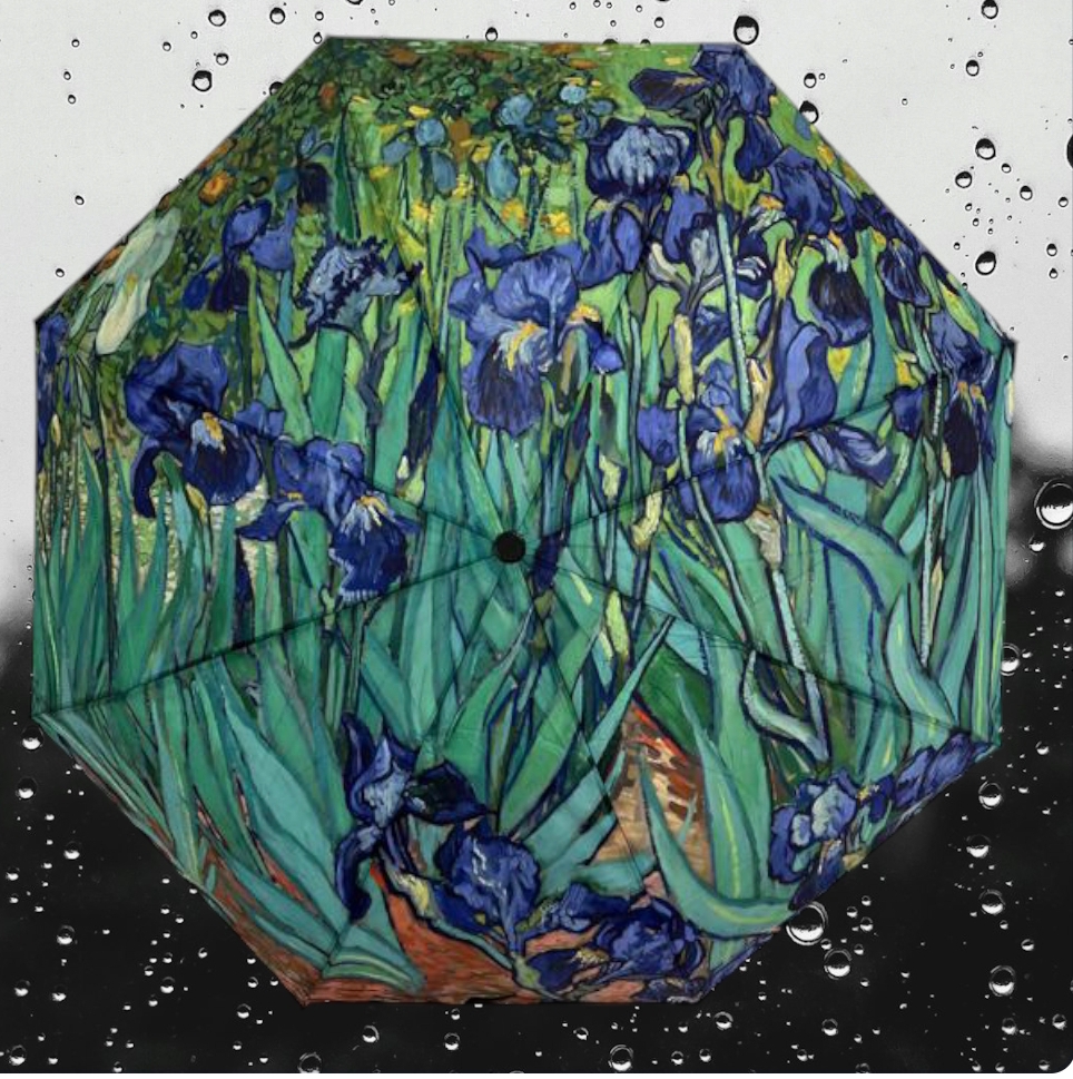Ombrello d’autore “IRIS” di Vincent Van Gogh - immagine 3