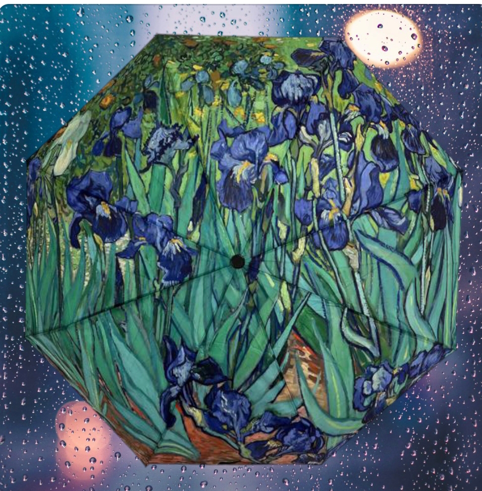 Ombrello d’autore “IRIS” di Vincent Van Gogh