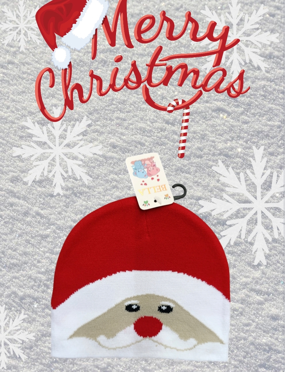 Cappello a cuffia per bambini serie Natale modello Babbo Natale 2.0 - immagine 5