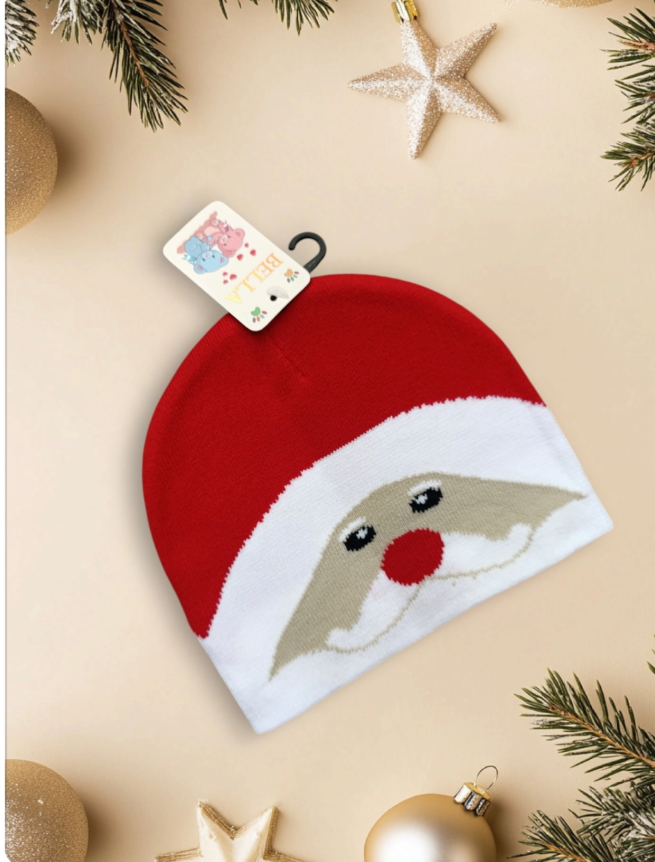 Cappello a cuffia per bambini serie Natale modello Babbo Natale 2.0 - immagine 9