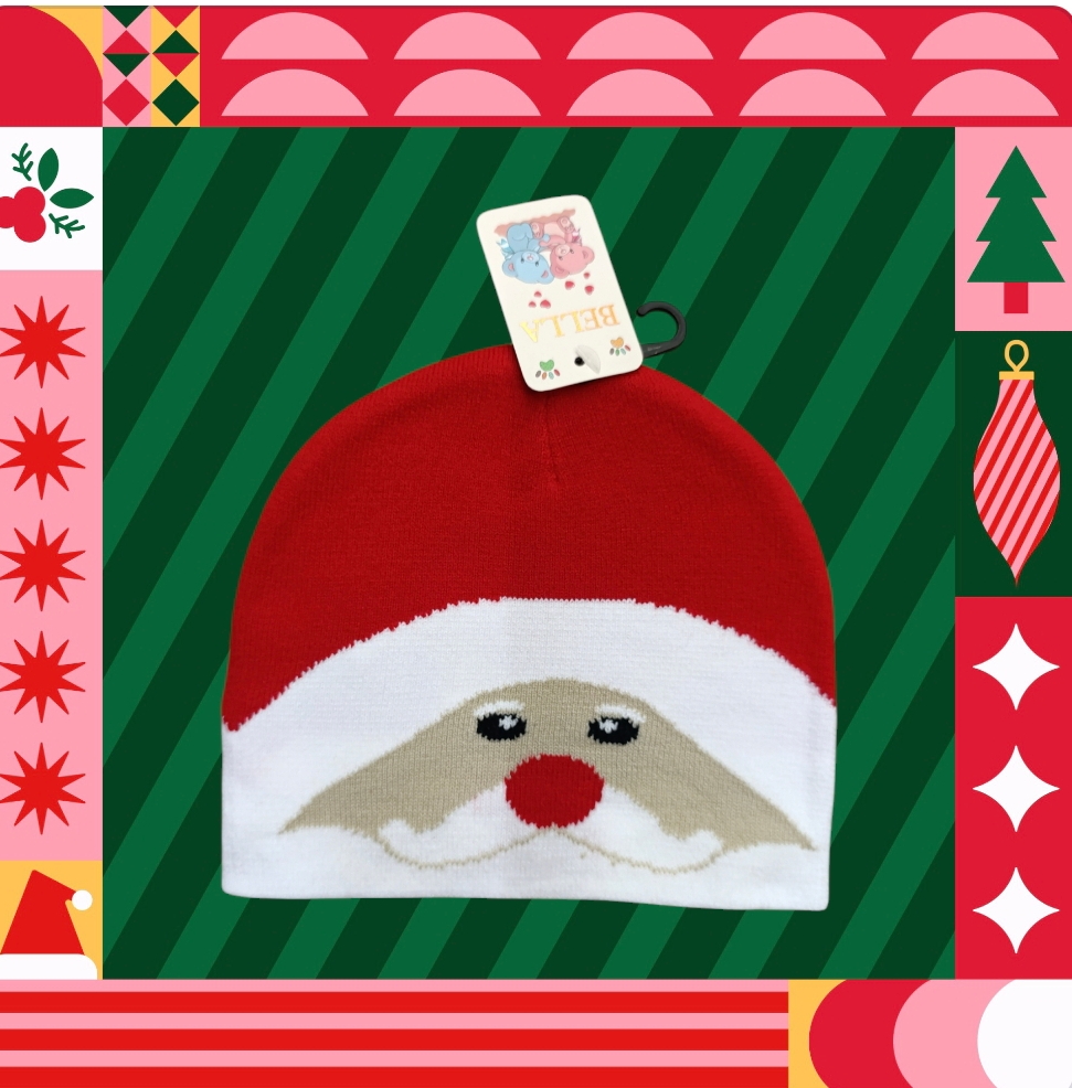 Cappello a cuffia per bambini serie Natale modello Babbo Natale 2.0 - immagine 4