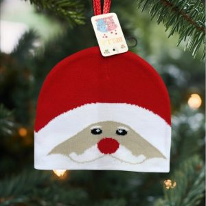 Cappello a cuffia per bambini serie Natale modello Babbo Natale 2.0