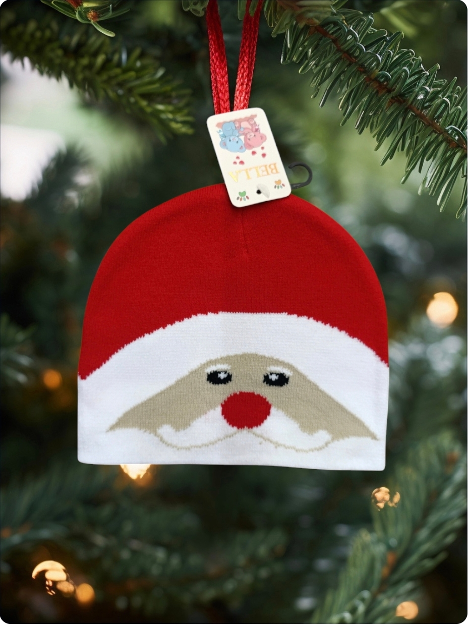 Cappello a cuffia per bambini serie Natale modello Babbo Natale 2.0