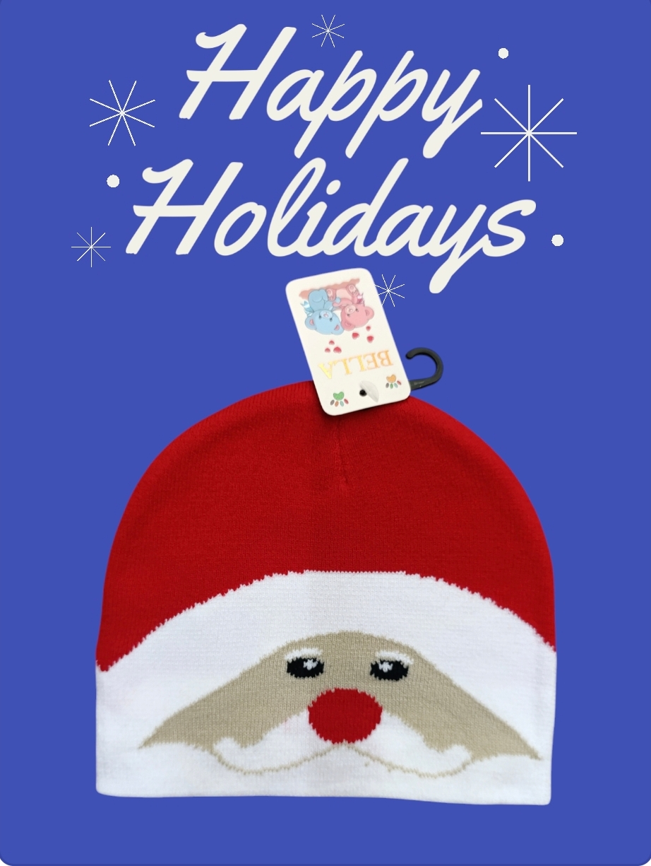 Cappello a cuffia per bambini serie Natale modello Babbo Natale 2.0 - immagine 6