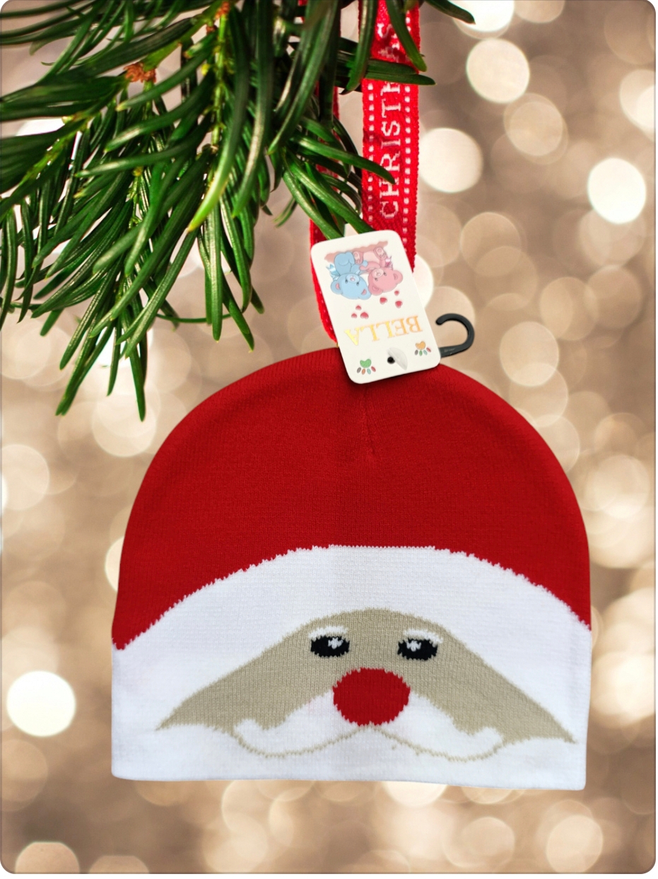 Cappello a cuffia per bambini serie Natale modello Babbo Natale 2.0 - immagine 3