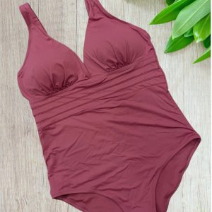 Costume intero modello Simply colore bordeaux in taglia 52/4XL