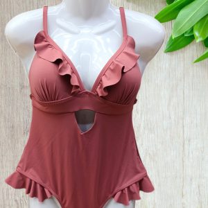 Costume intero in colore rosa antico  in taglia  46/XL