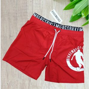 Costume uomo a pantaloncino marca Bikkembergs serie Pupino colore rosso taglia M