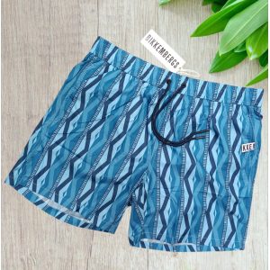 Costume uomo a pantaloncino marca Bikkembergs serie Allover Etnico colore Navy taglia L