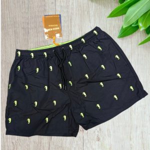 Costume uomo a pantaloncino modello “cavalluccio marino” in colore nero