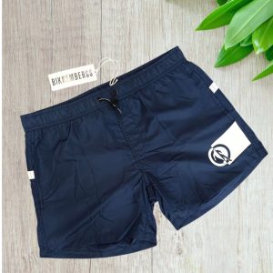 Costume uomo a pantaloncino marca Bikkembergs serie Half Logo  colore blú taglia M