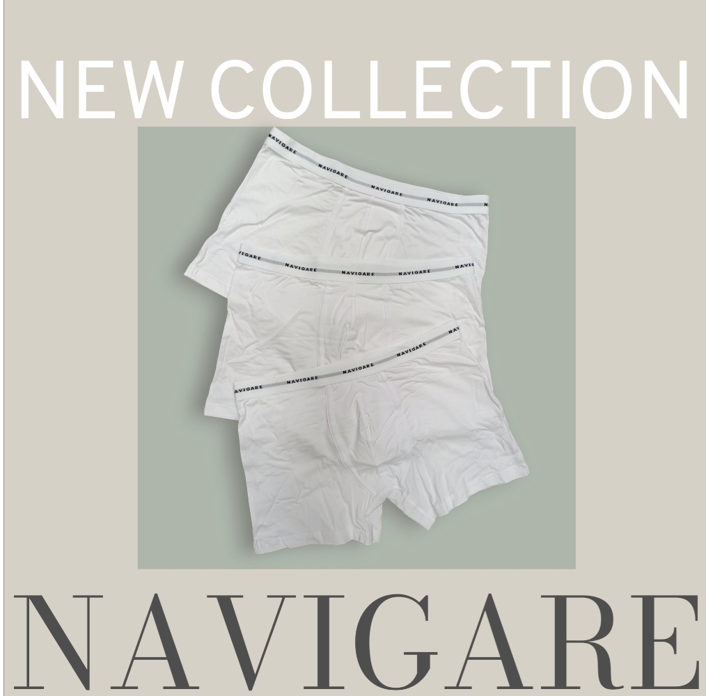 Boxer uomo marca Navigare articolo 103/T con elastico esterno in cotone bielastico soft confezione di 3 pezzi - immagine 4