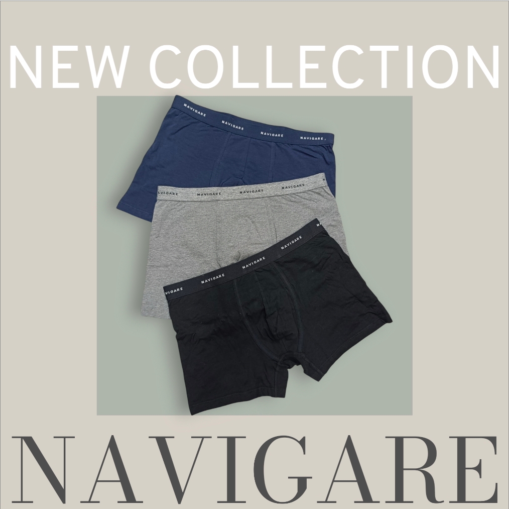 Boxer uomo marca Navigare articolo 103/T con elastico esterno in cotone bielastico soft confezione di 3 pezzi - immagine 5
