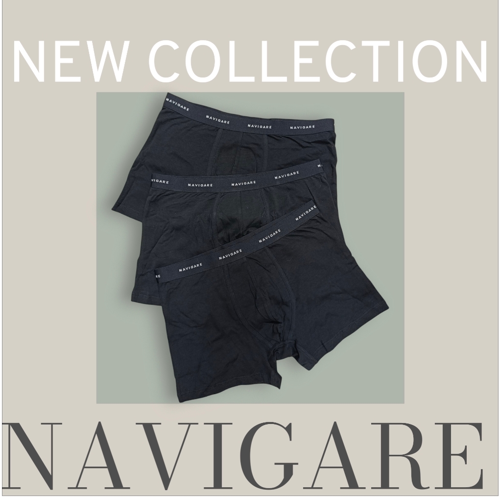 Boxer uomo marca Navigare articolo 103/T con elastico esterno in cotone bielastico soft confezione di 3 pezzi - immagine 6