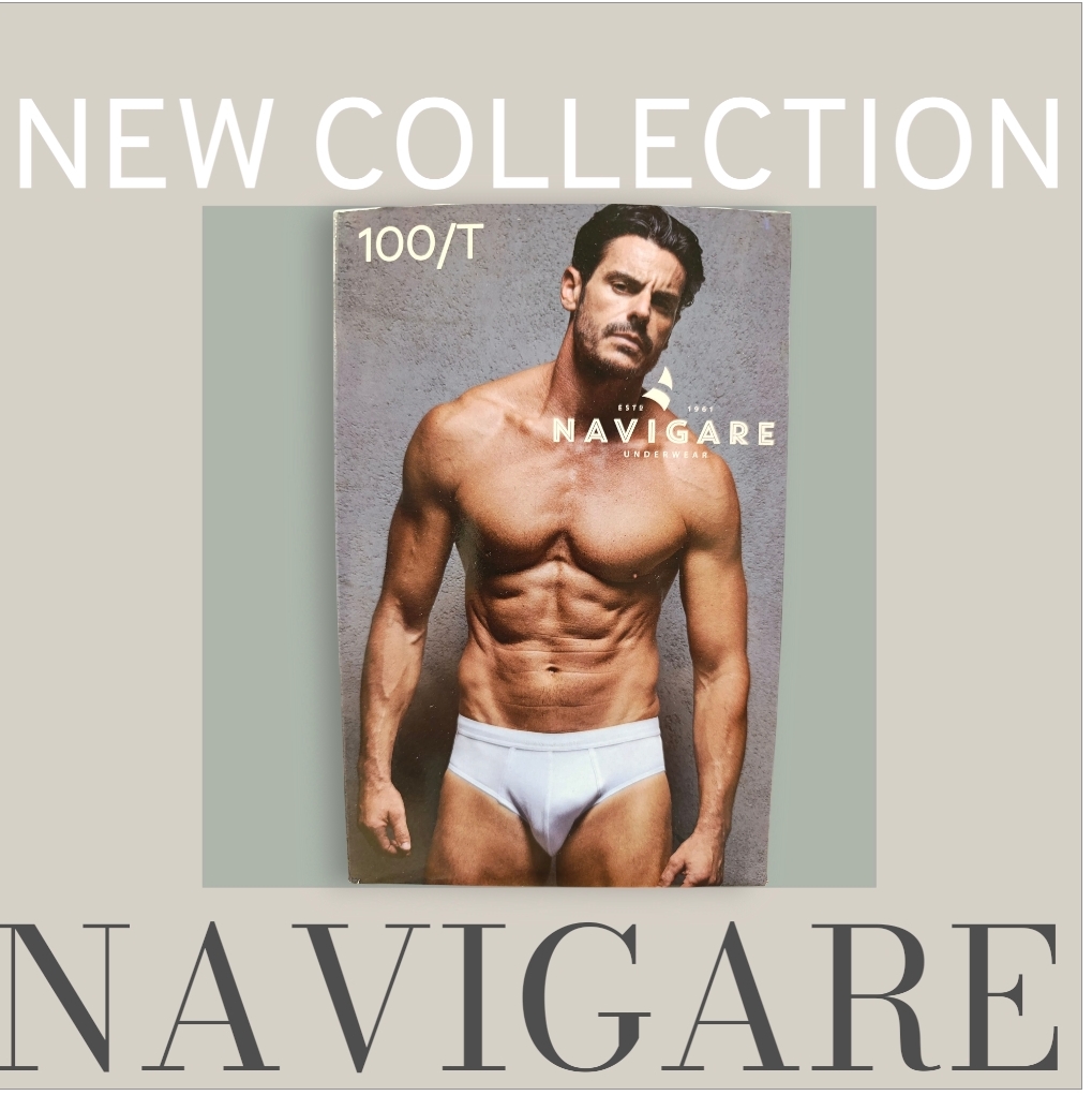 Slip uomo marca Navigare articolo 100/T con elastico ricoperto in cotone bielastico soft confezione di 3 pezzi