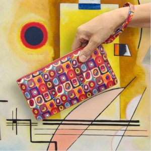 Portafoglio slim ultrasottile serie “quadri d’autore” modello “Cerchi concentrici” di Kandinsky