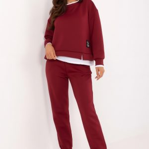 Tuta donna Winter collection modello New York colore bordeaux