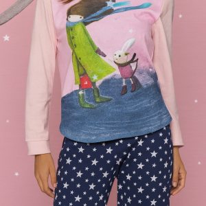 Pigiama Donna marca Santoro London Gorjuss in caldo cotone – Modello 50787 – Prezzo Outlet – in taglia S ed XL