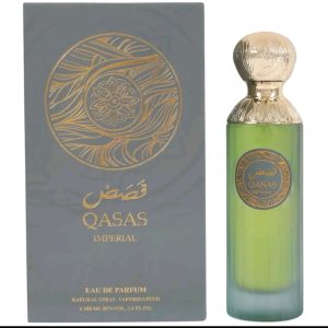 Profumo Arabo unisex Qasas Imperial – Eau de Parfum 100ml – Dupe perfetto Ispirato a Erba Pura di Xerjoff