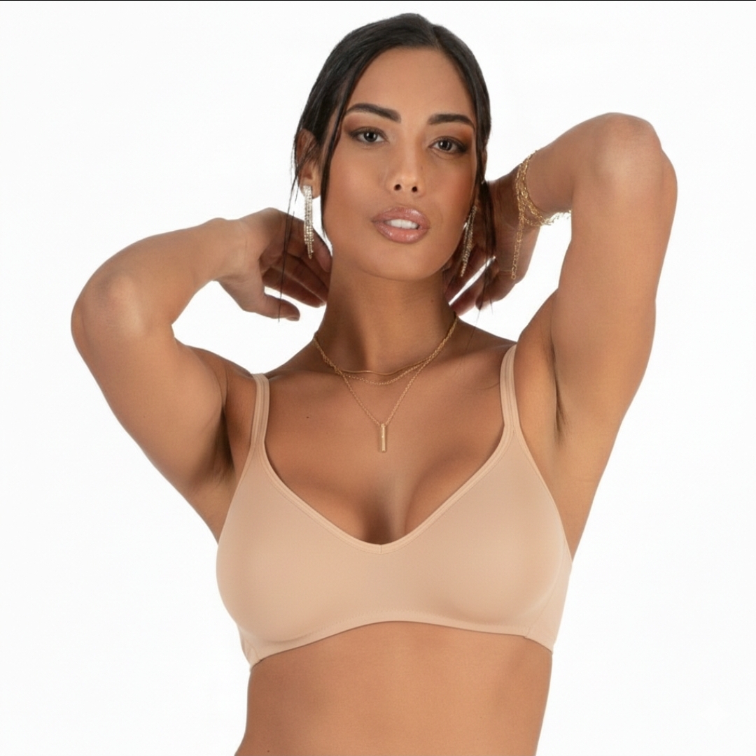 Reggiseno Brasserie marca Charme Modello Emma in Natural Cotton Elasticizzato - immagine 4