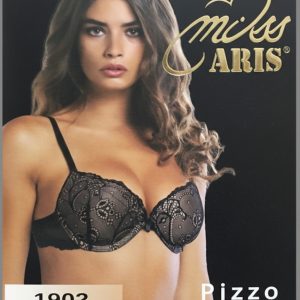 Reggiseno Push-Up marca Miss Aris modello 1902 in Pizzo – Effetto +1 Taglia