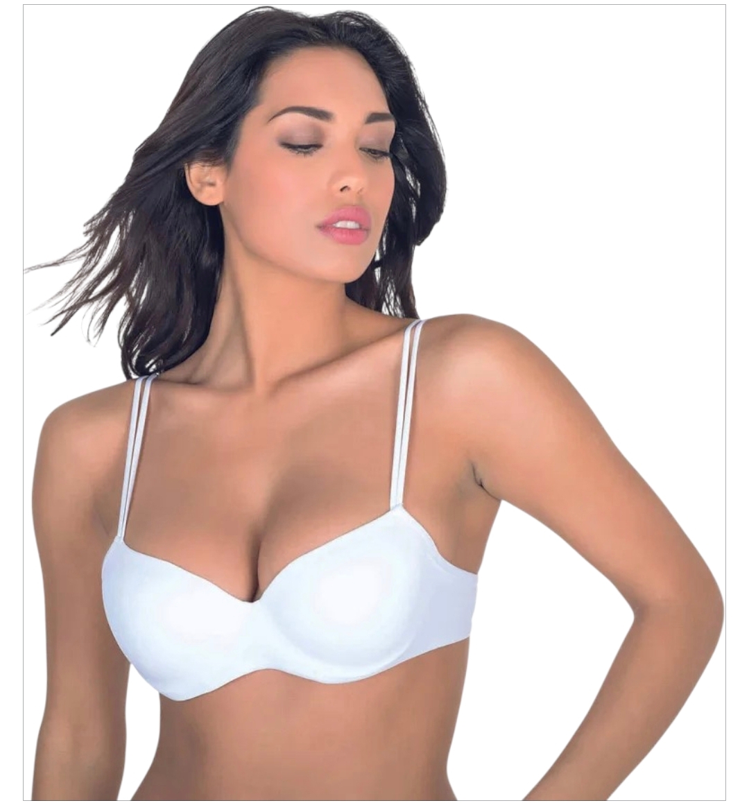 Reggiseno marca Aris Modello Cinzia – Coppa B Imbottita Preformata con Ferretto - immagine 3