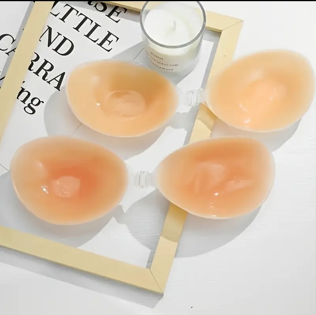 Coppe Adesive in Silicone: Sostegno Invisibile per Schiena e spalle Scoperte - immagine 3