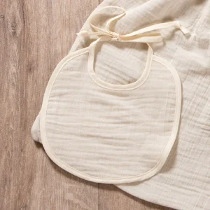 Bavetta in mussola di cotone organico
