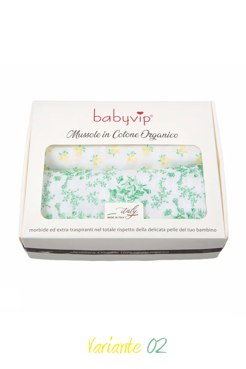 2 Mussole in 100% cotone organico - immagine 5